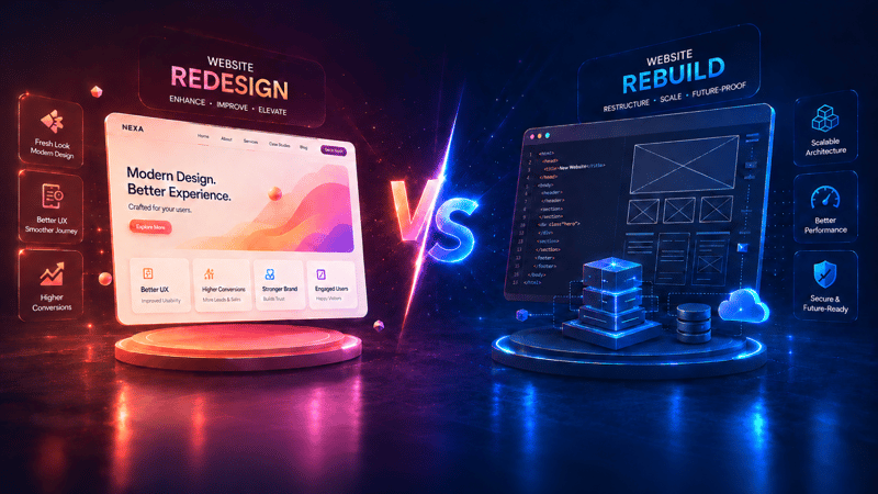 Website Redesign vs Website Rebuild: Which Does Your Business Actually Need?